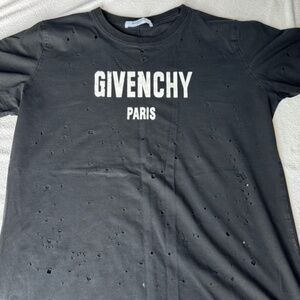 Givenchy distressed shirt
